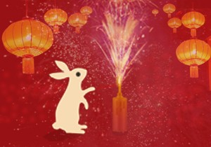 预祝大家新春快乐，前兔无量！